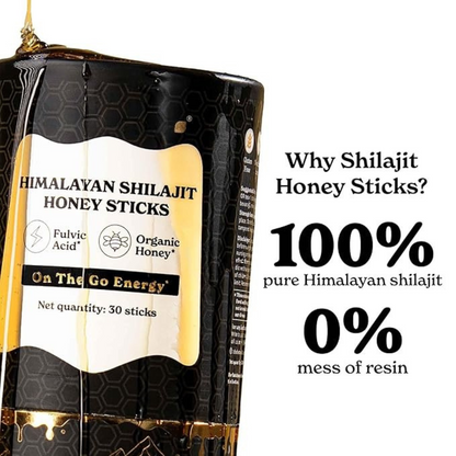 MyGoodDose™ Pure Shilajit Honey Sticks