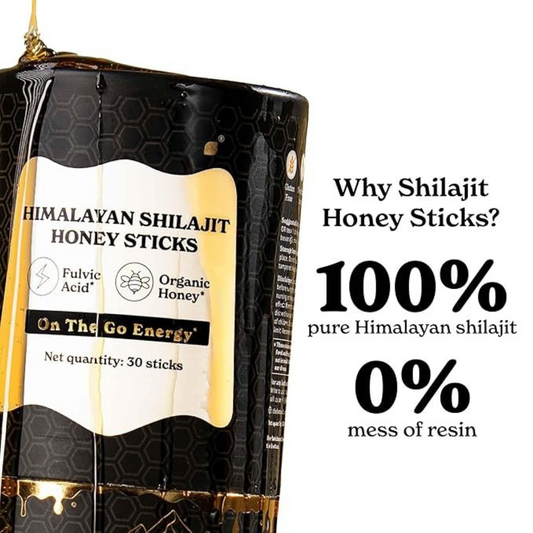 MyGoodDose™ Pure Shilajit Honey Sticks
