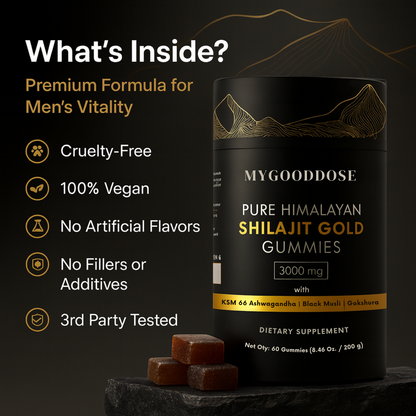 MyGoodDose™  - Pure Himalayan Shilajit Gold Gummies