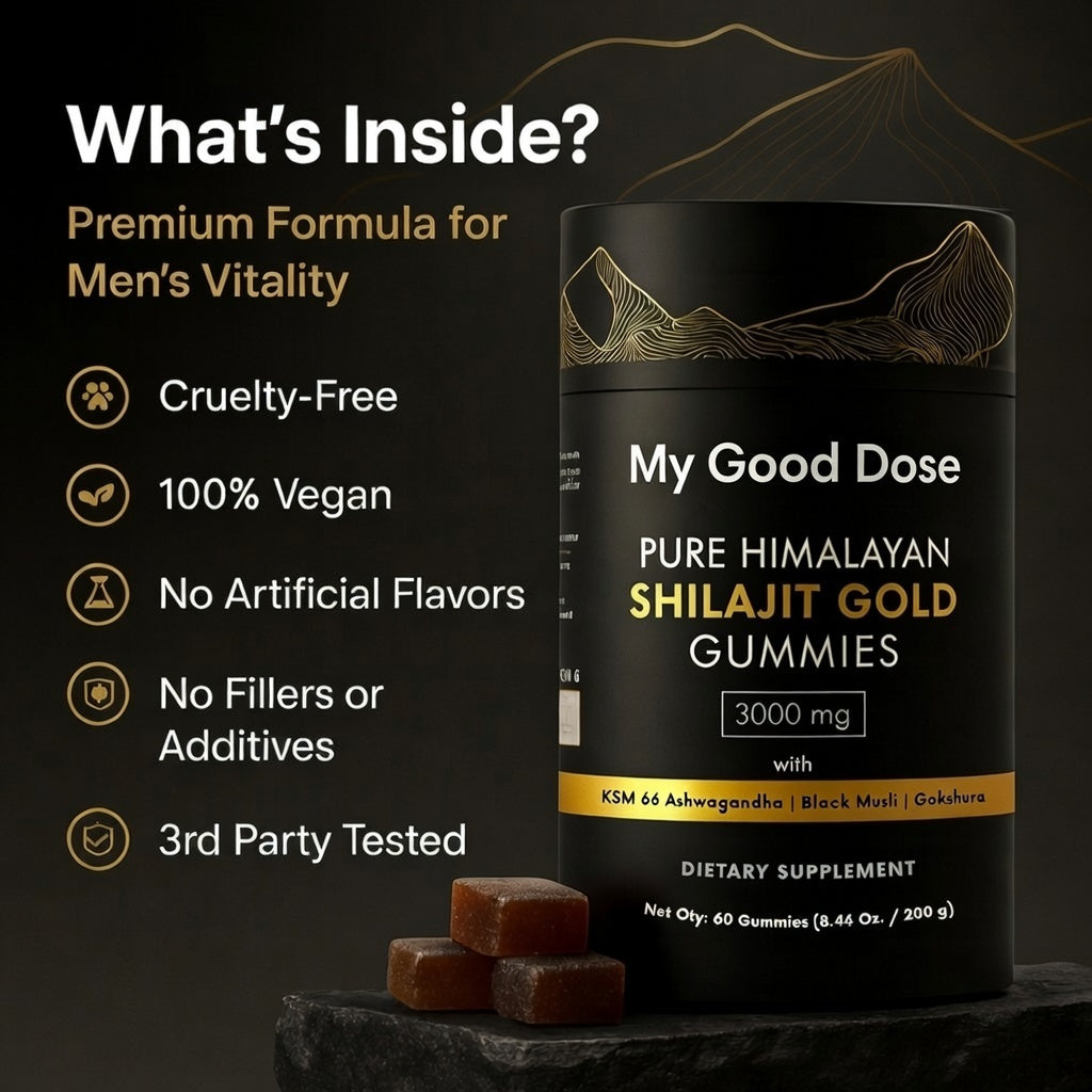 MyGoodDose™  - Pure Himalayan Shilajit Gold Gummies
