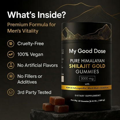 MyGoodDose™  - Pure Himalayan Shilajit Gold Gummies